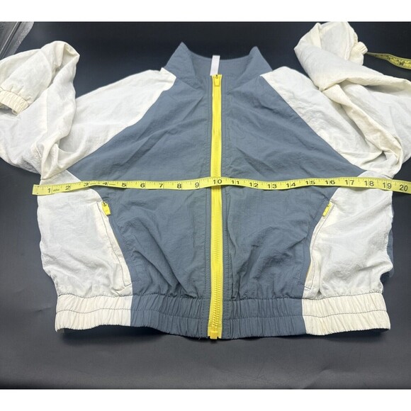 Fabletics Women's Alayia Color Block Storm Cloud Jacket & Track Pant Set Sz S - Picture 13 of 16